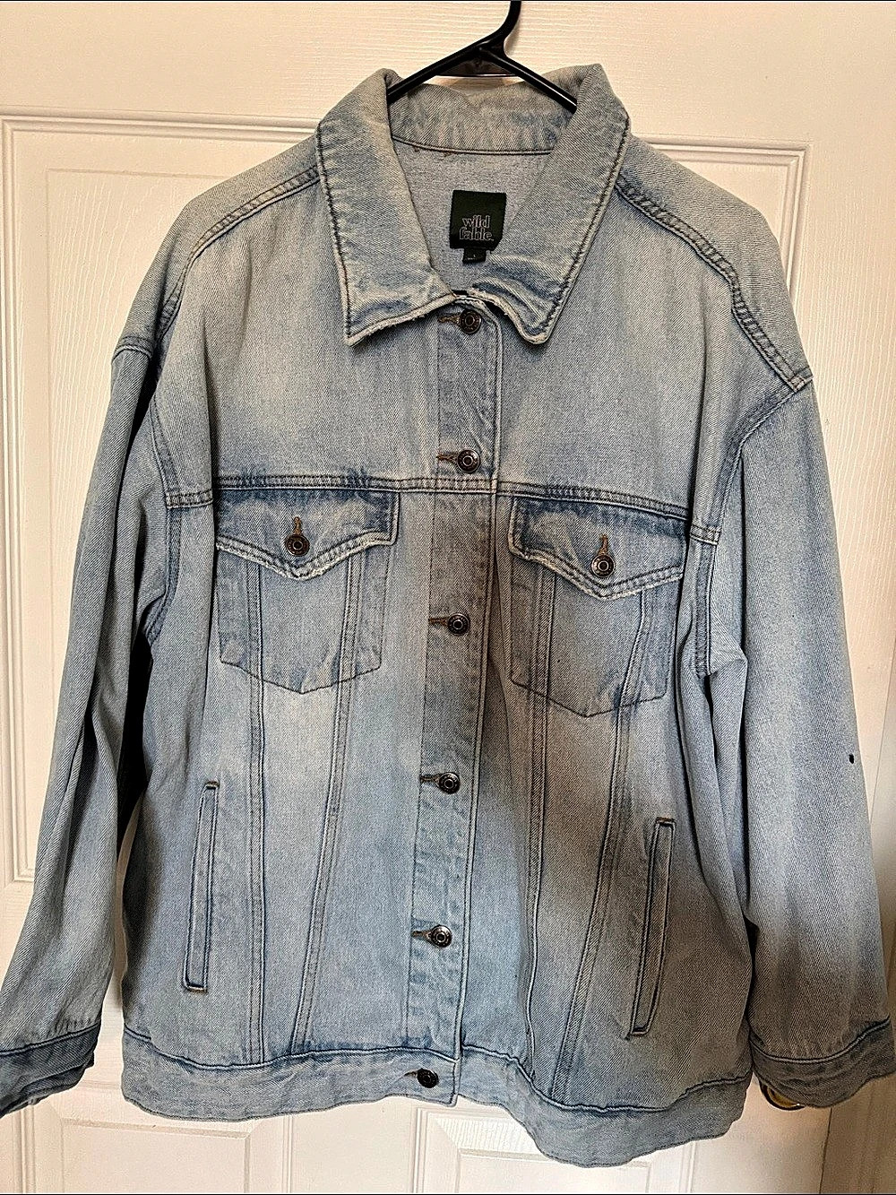 Wild Fable Women's Denim Jacket in Blue Like New